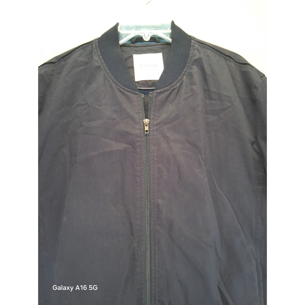 Dustin Men‎ Full Zip Jacket, Black, Pockets, Size 56